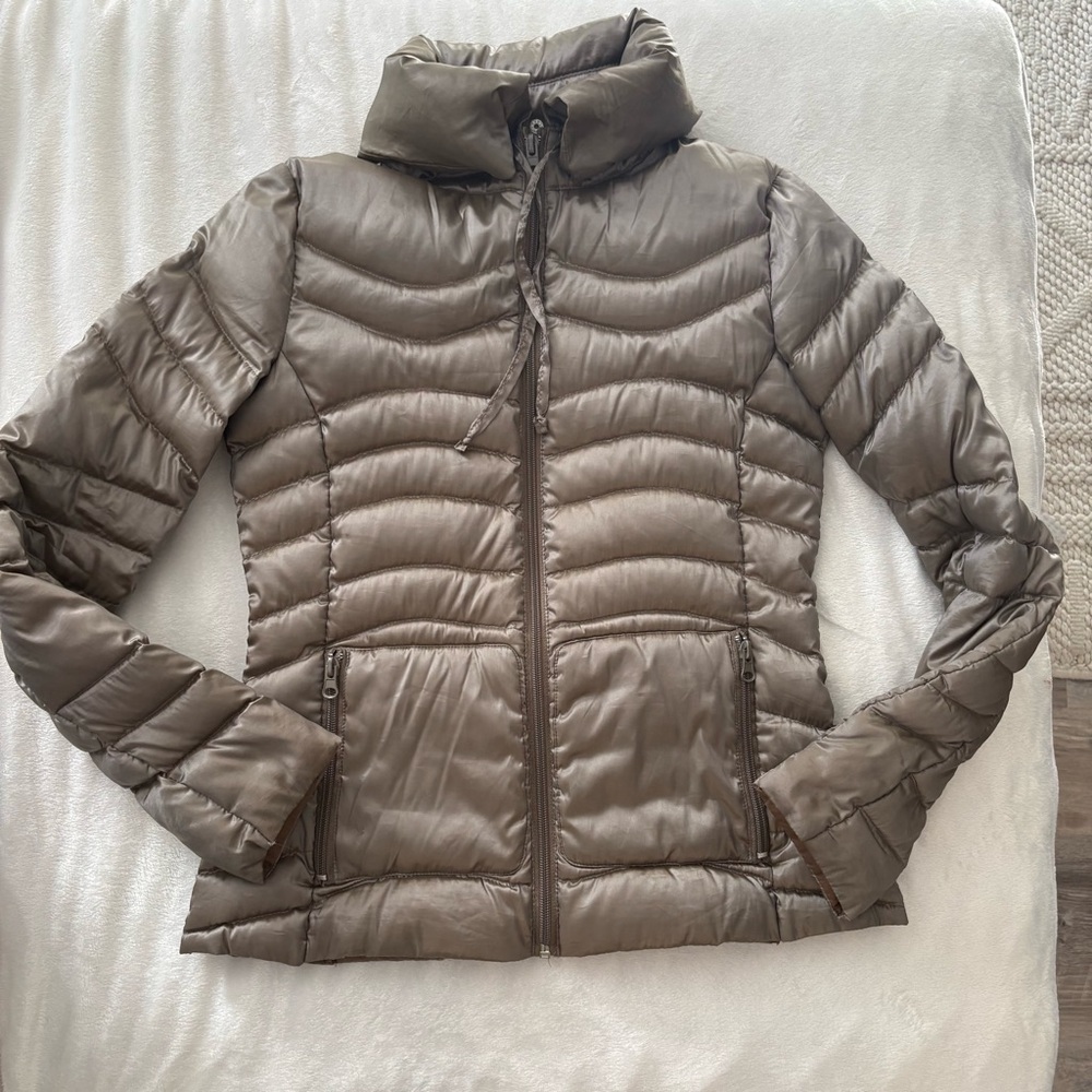 Bernardo Taupe down Puffer Jacket XS
